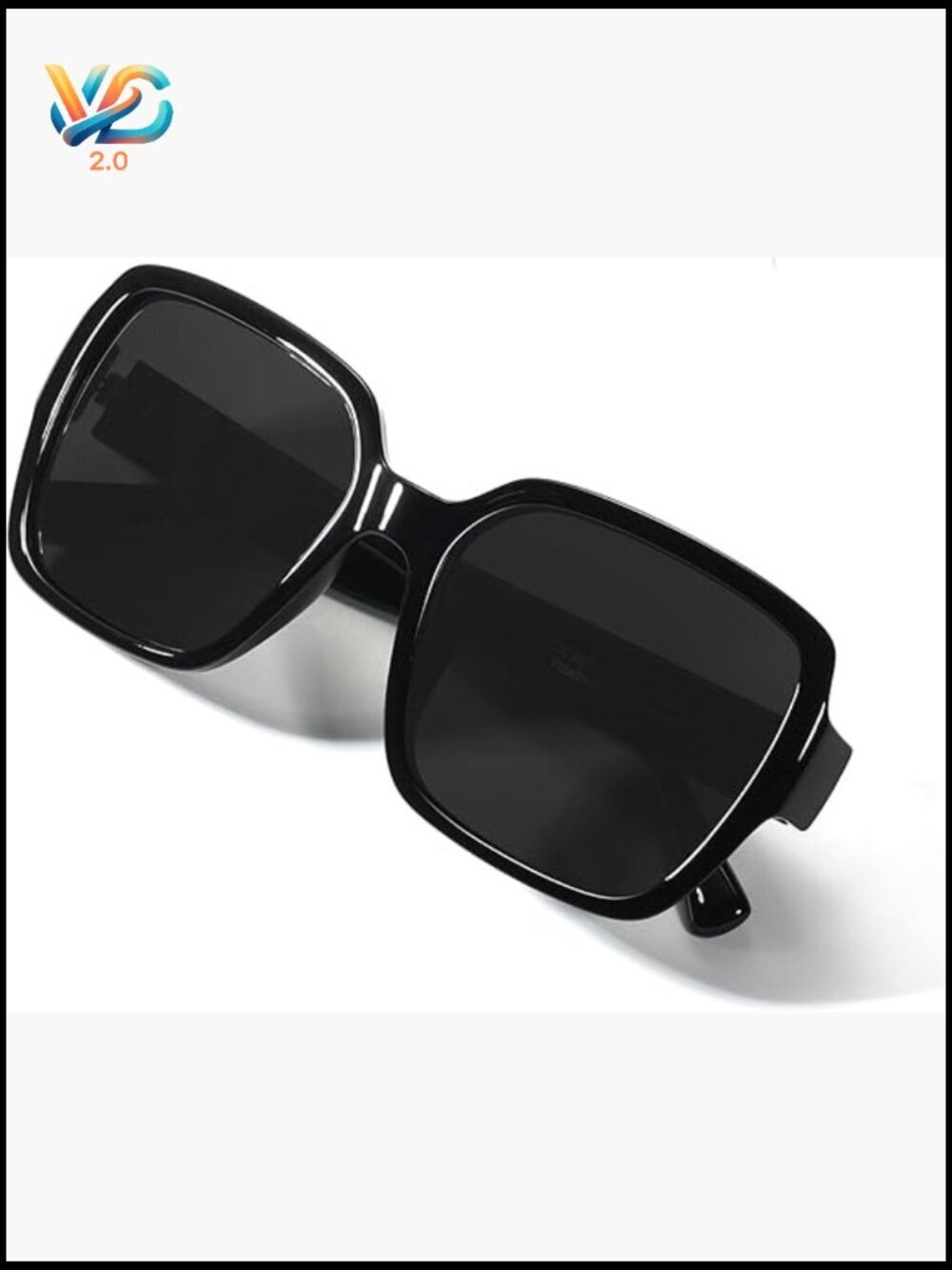 Oversized Square Polarized Sunglasses Classic Trendy UV400 Protection
